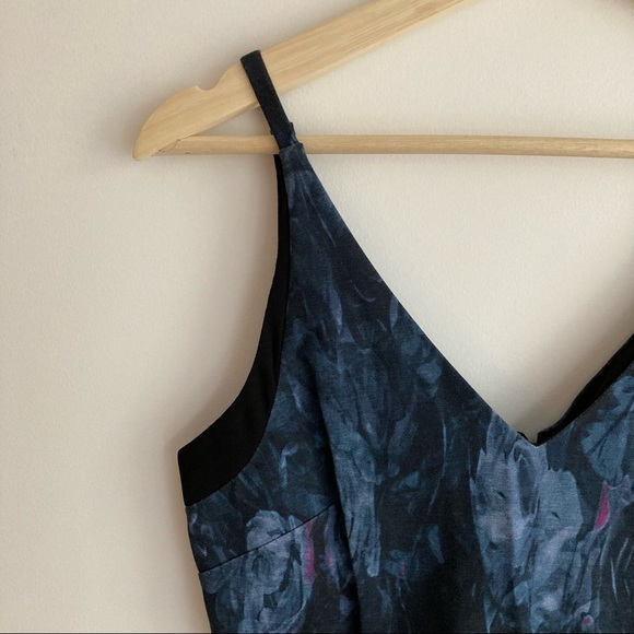 Blue Pattern Mini Dress - Picture 6 of 6